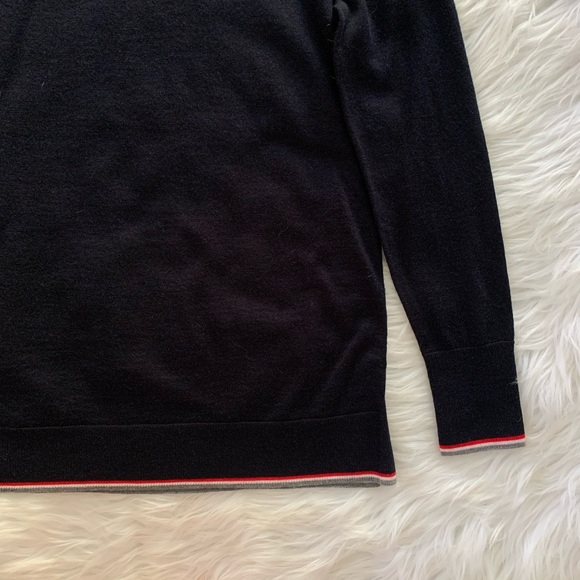 Banana republic navy stripe edge sweater - Picture 3 of 10